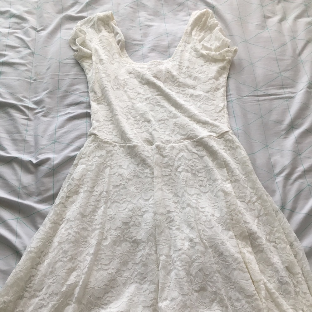 Lace floral dress